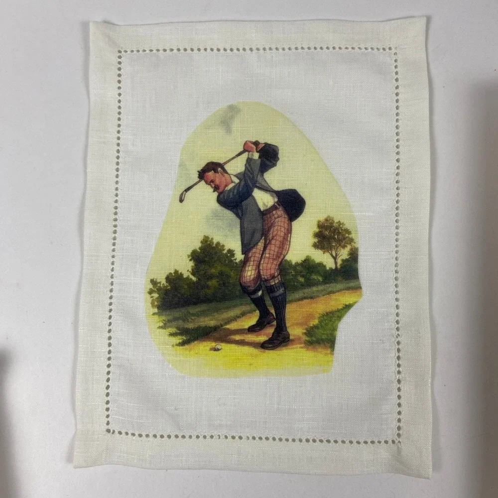 Unbranded hemstitching golf adorned